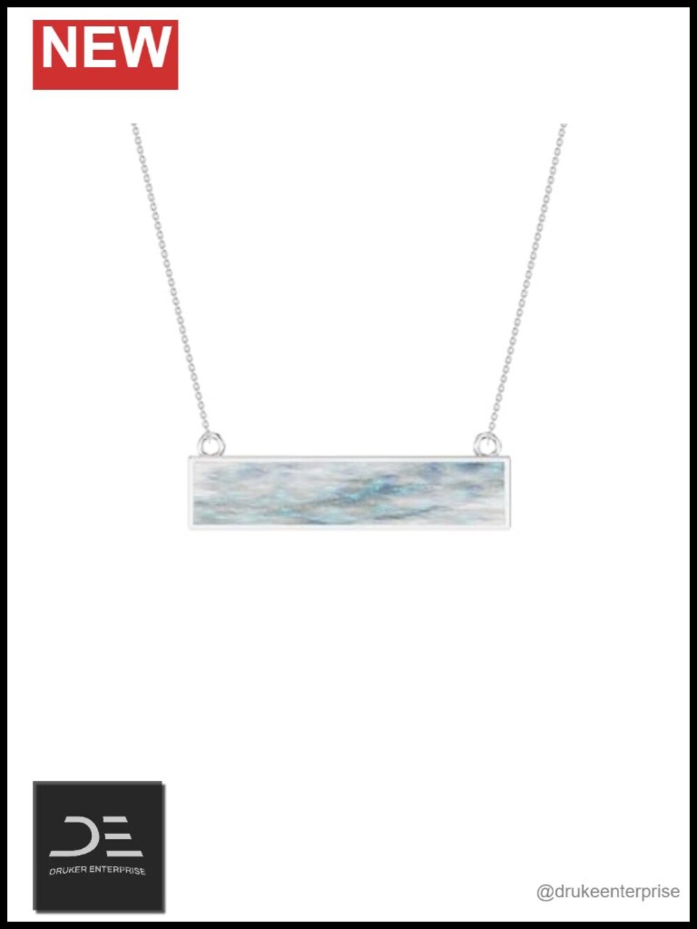 Natural Moonstone Bar Pendant Necklace, Sterling Silver, Women's Birthstone